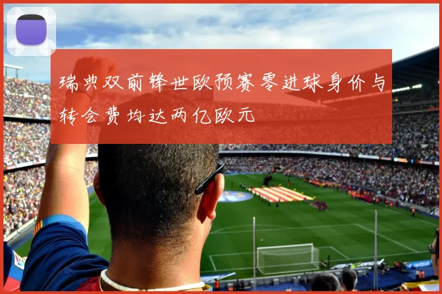 瑞典双前锋世欧预赛零进球身价与转会费均达两亿欧元